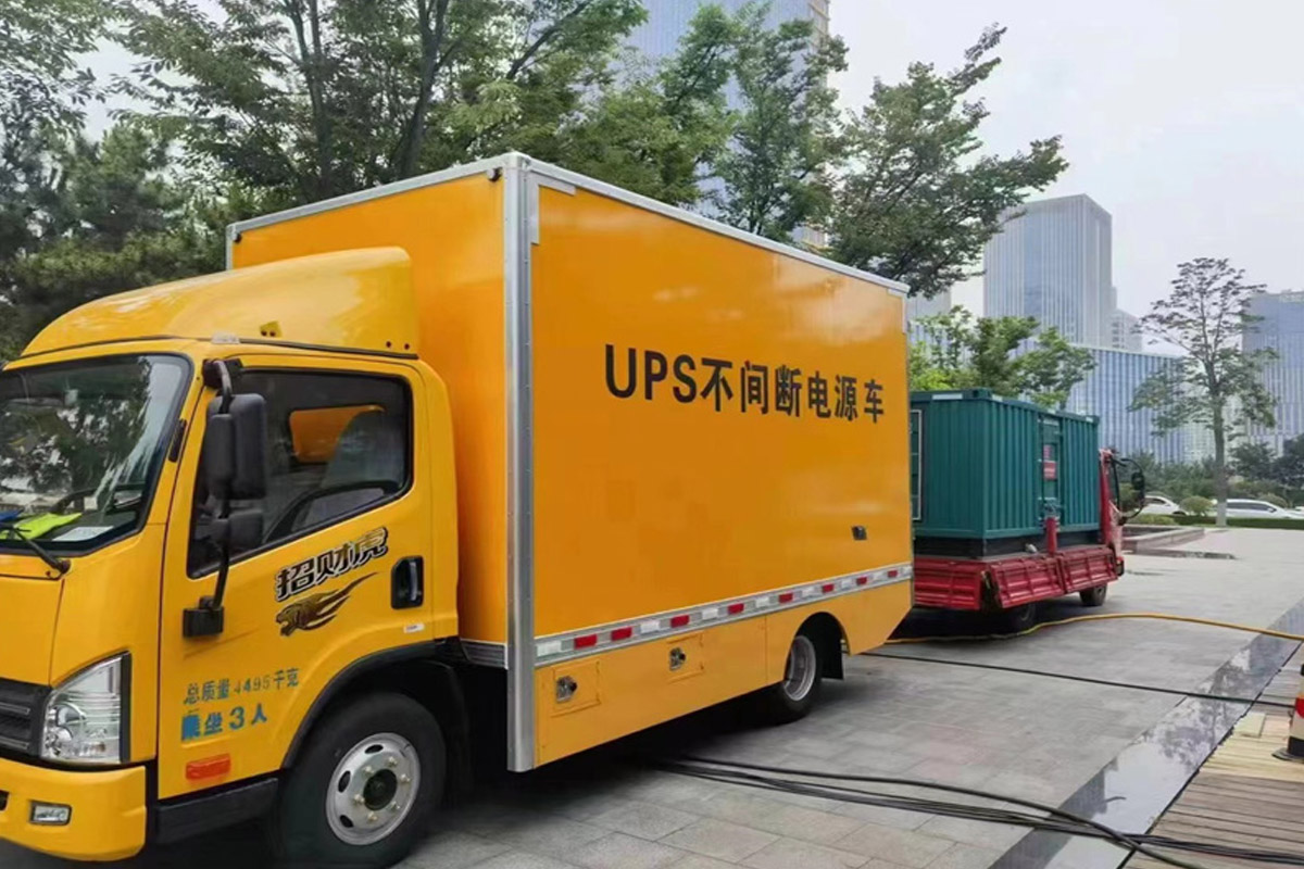 南城发电机租赁施工现场