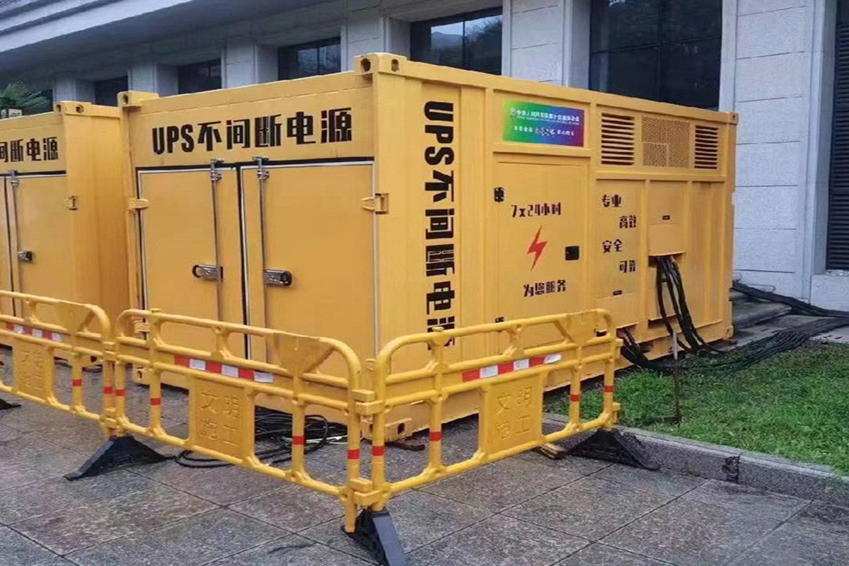 南城发电机租赁施工现场